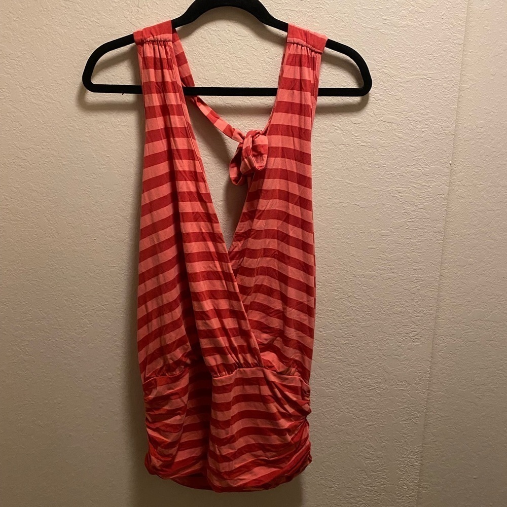 Ella Moss striped halter top NWT